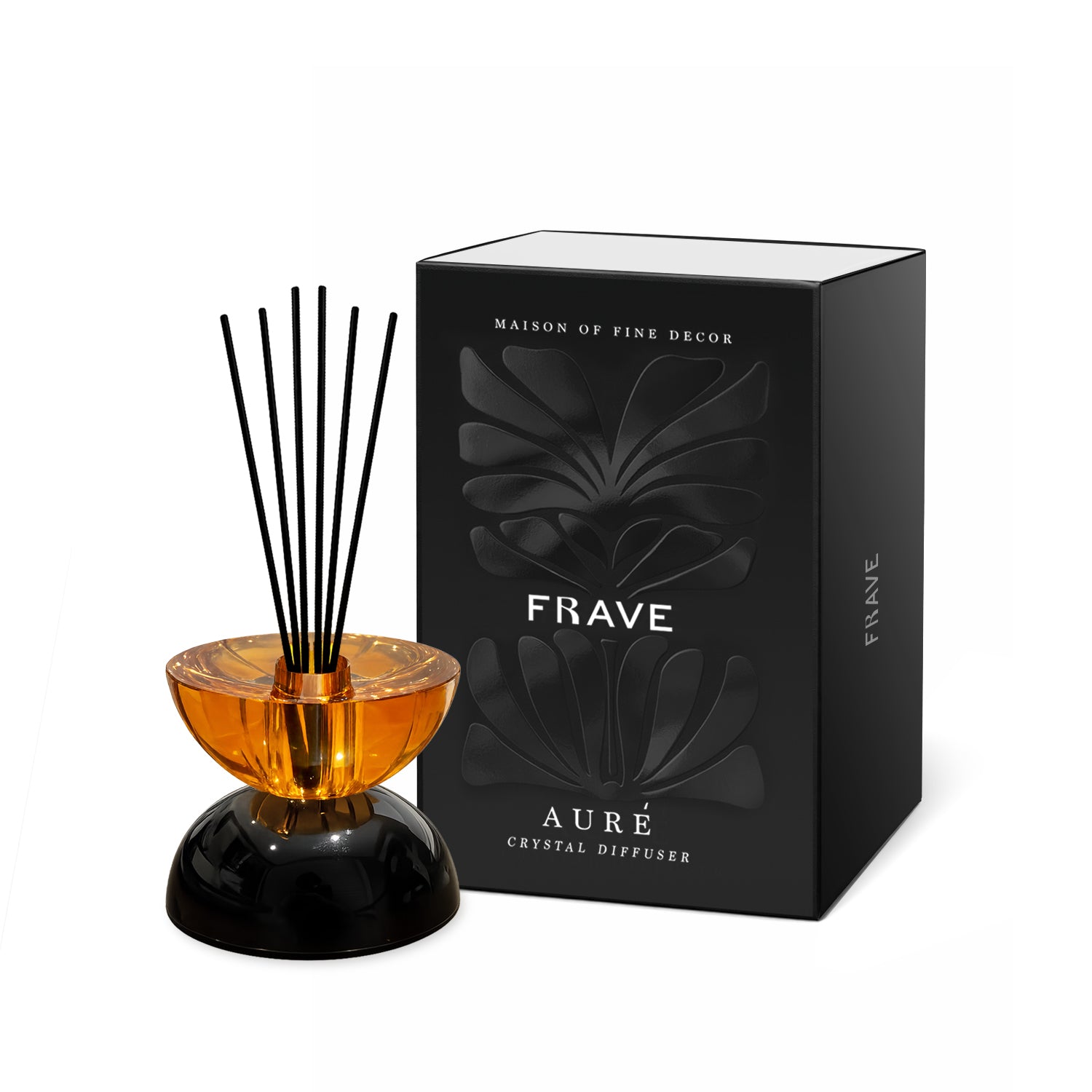 AURE Crystal Diffuser in Amber & Black