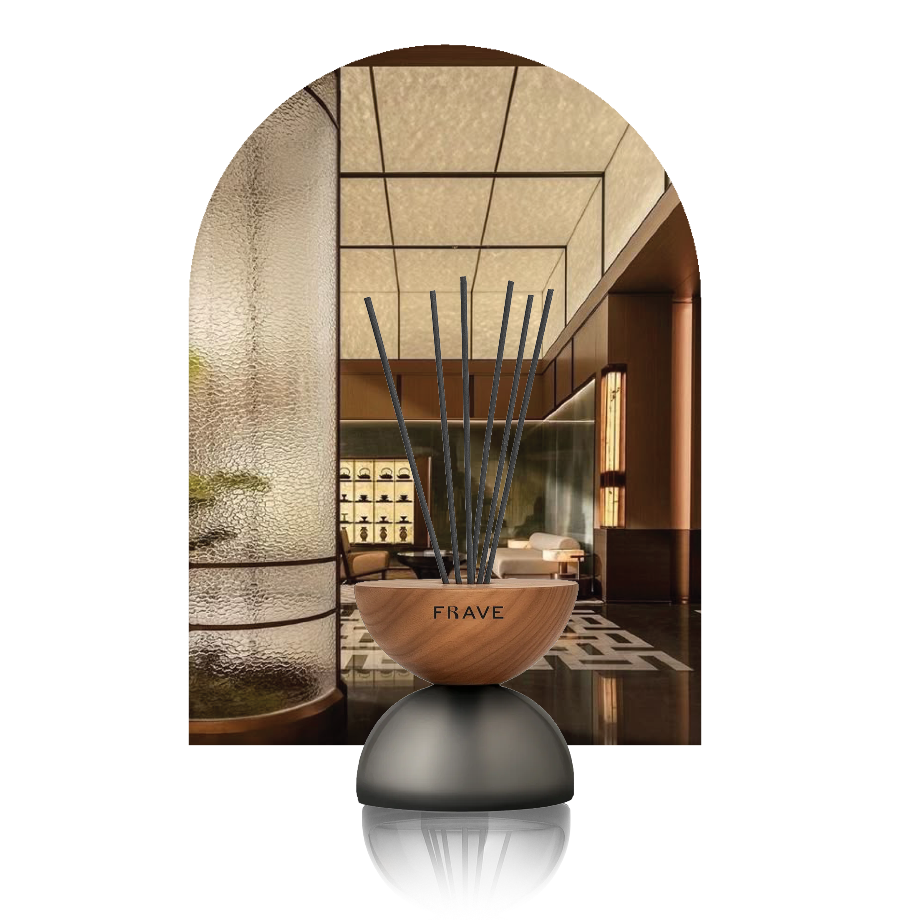 Breath Wood Frosted Glass